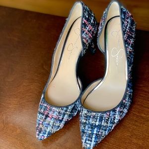 Zara Shoes - Jessica Simpson Tweed Heels Zara Shoes - Jessica Simpson Tweed Heels